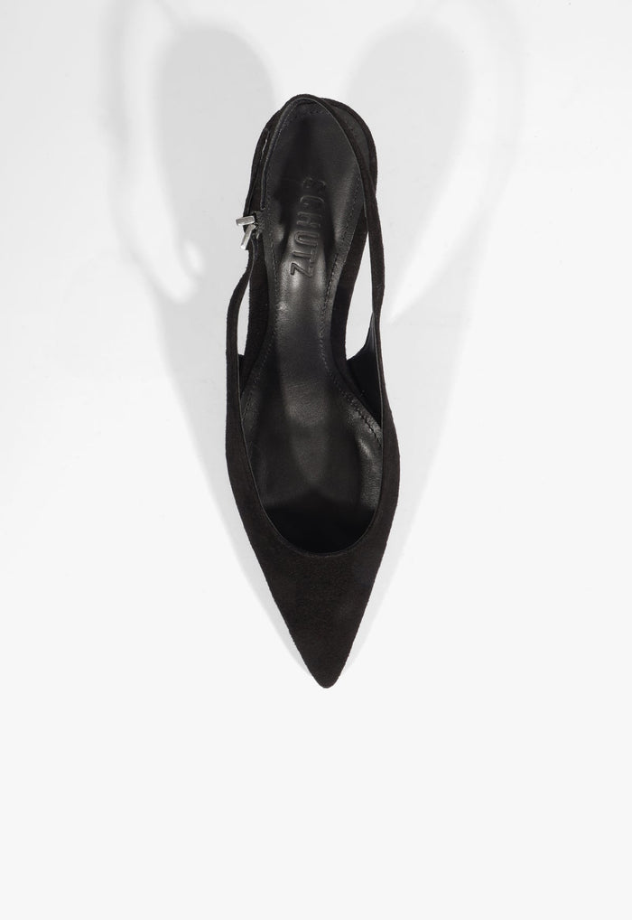 Paola Mid Leather Pump - Schutz Shoes