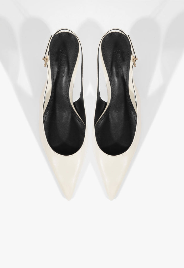 Paola Mid Leather Pump - Schutz Shoes