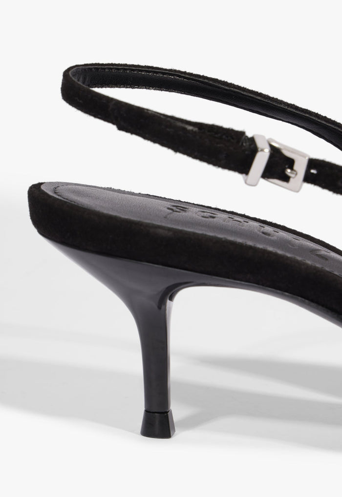 Paola Mid Leather Pump - Schutz Shoes