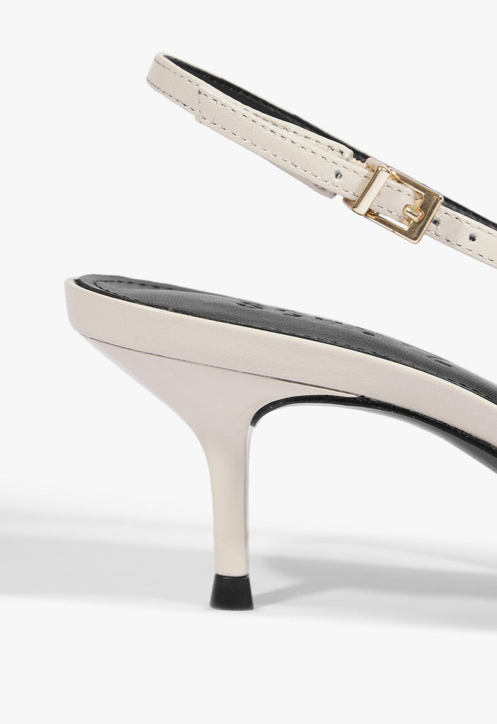 Paola Mid Leather Pump - Schutz Shoes