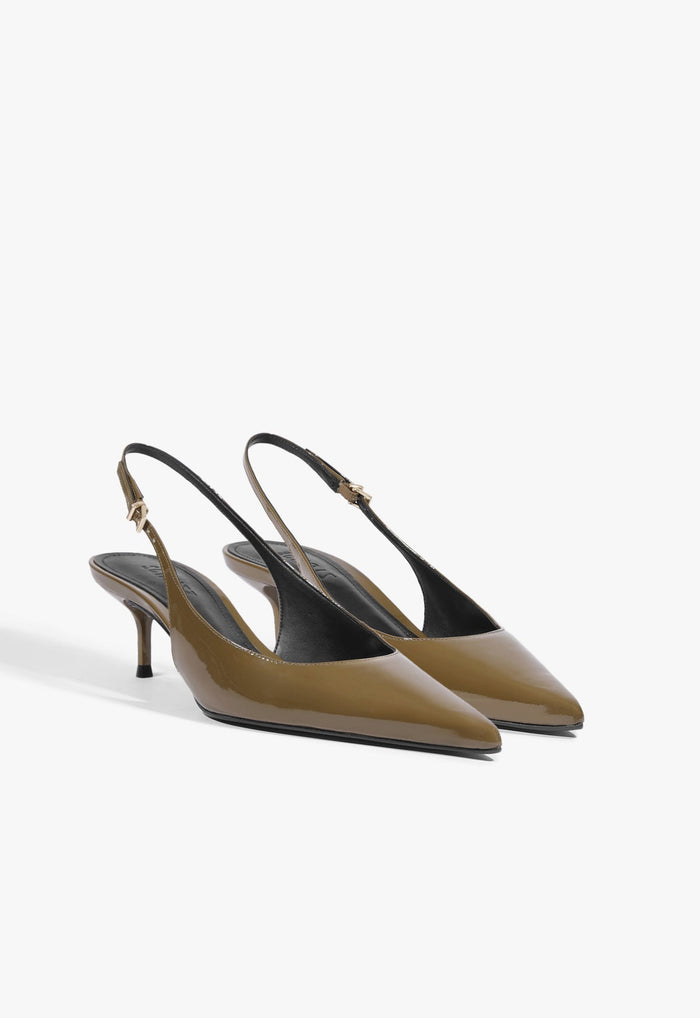 Paola Mid Patent Leather Pump - Schutz Shoes
