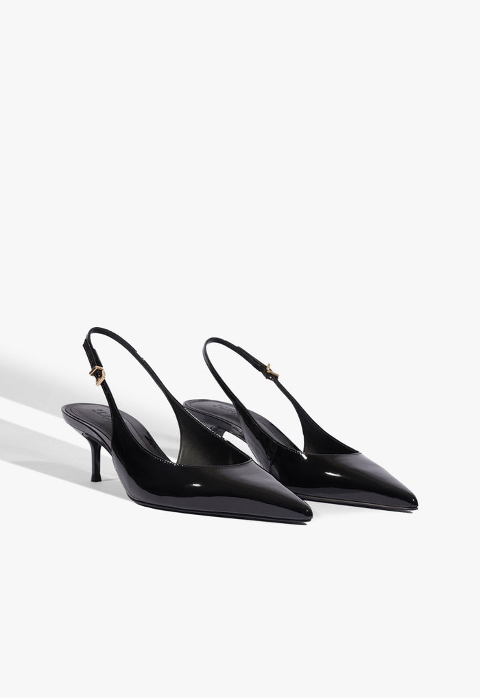 Paola Mid Patent Leather Pump - Schutz Shoes
