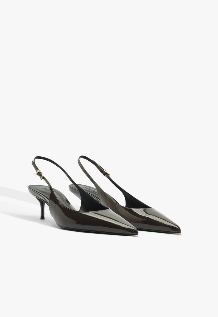 Paola Mid Patent Leather Pump - Schutz Shoes