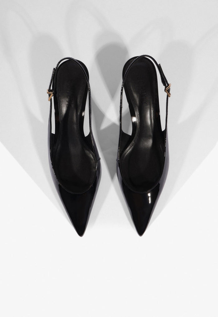 Paola Mid Patent Leather Pump - Schutz Shoes