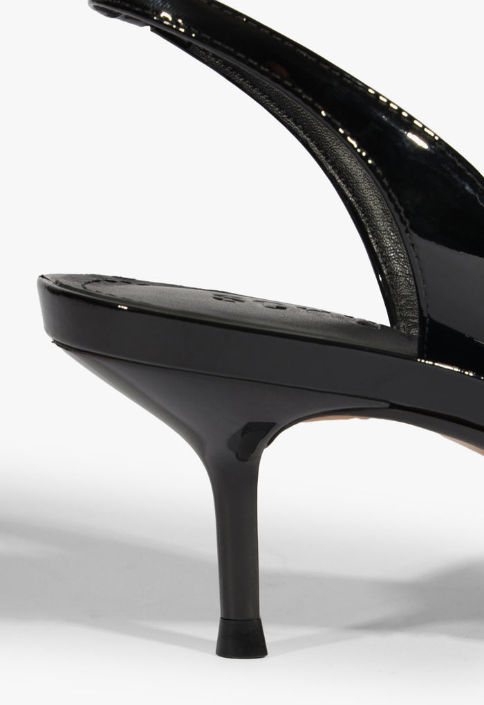 Paola Mid Patent Pump - Schutz Shoes