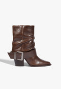 Parker Leather Bootie 5 Desert Brown Leather - Schutz Shoes