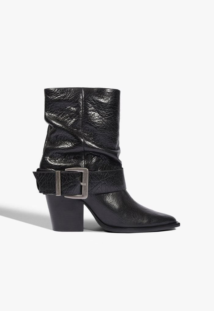 Parker Leather Bootie 5 Black Leather - Schutz Shoes