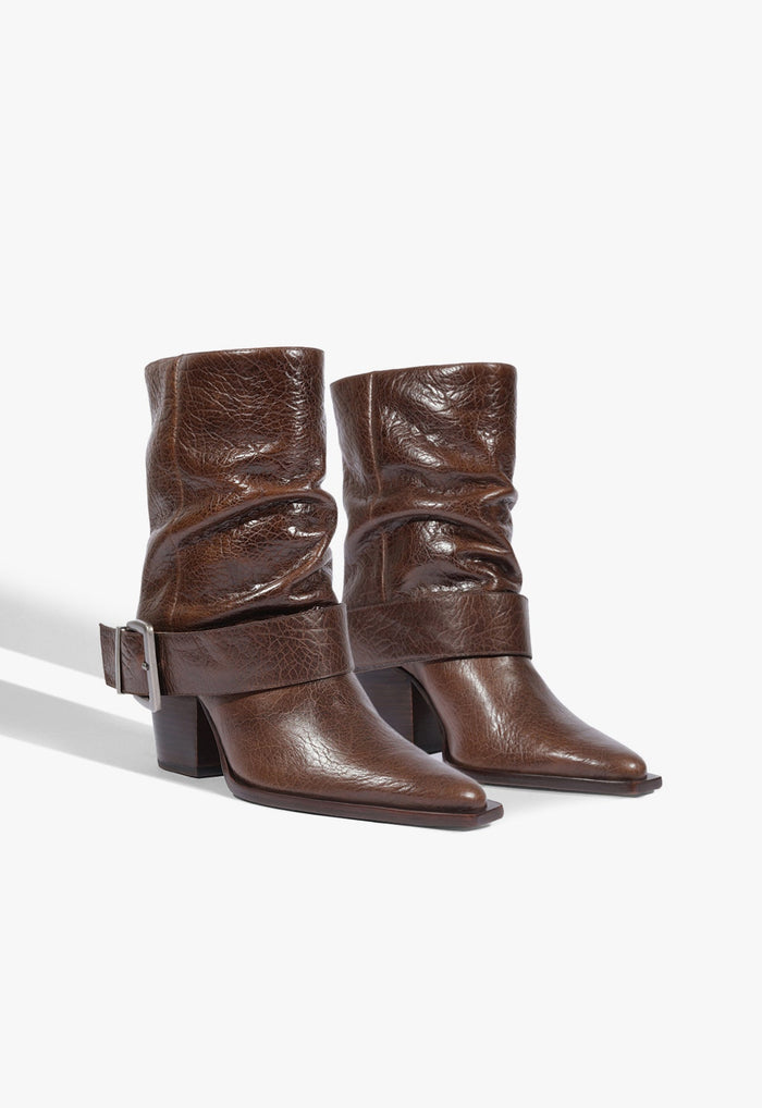 Parker Leather Bootie - Schutz Shoes