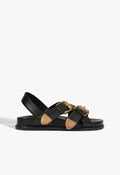 Patsy Leather Sandal 5 Black Leather - Schutz Shoes