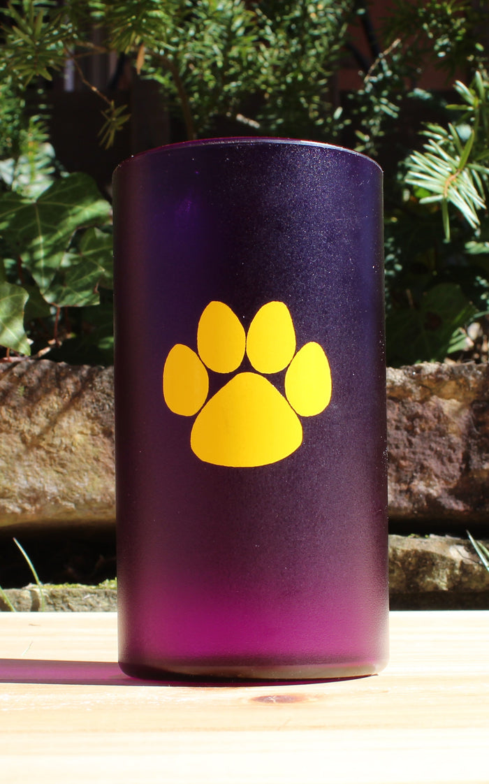Made in USA, custom novelty, purple tumbler