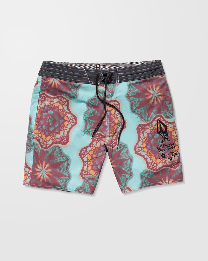 Pcs Star Shields Stoney 18" Boardshort - Black