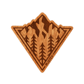 Peaking Wood Sticker