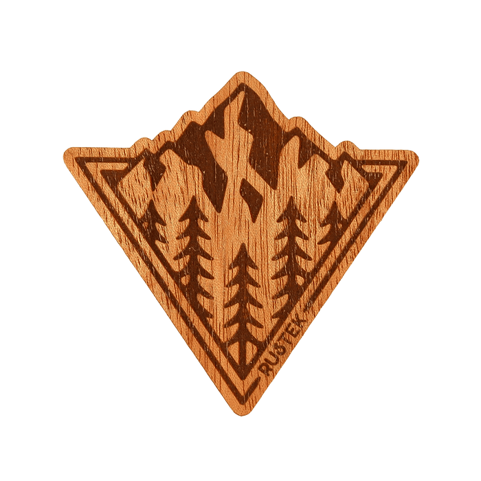Peaking Wood Sticker