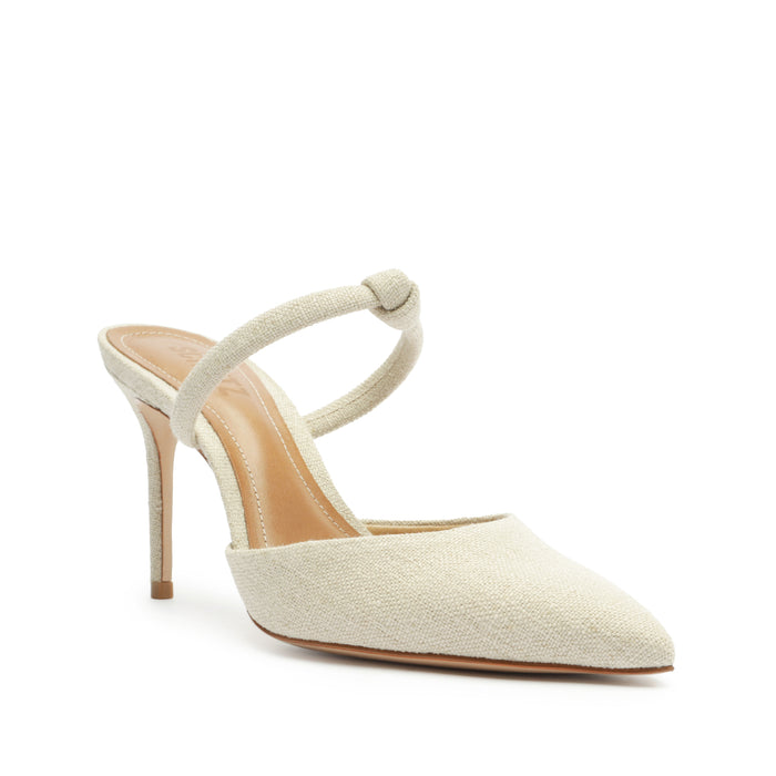 Pearl Casual Linen Fabric Pump - Schutz Shoes