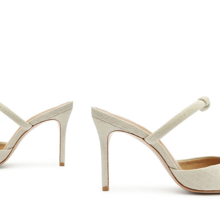 Pearl Casual Linen Fabric Pump - Schutz Shoes