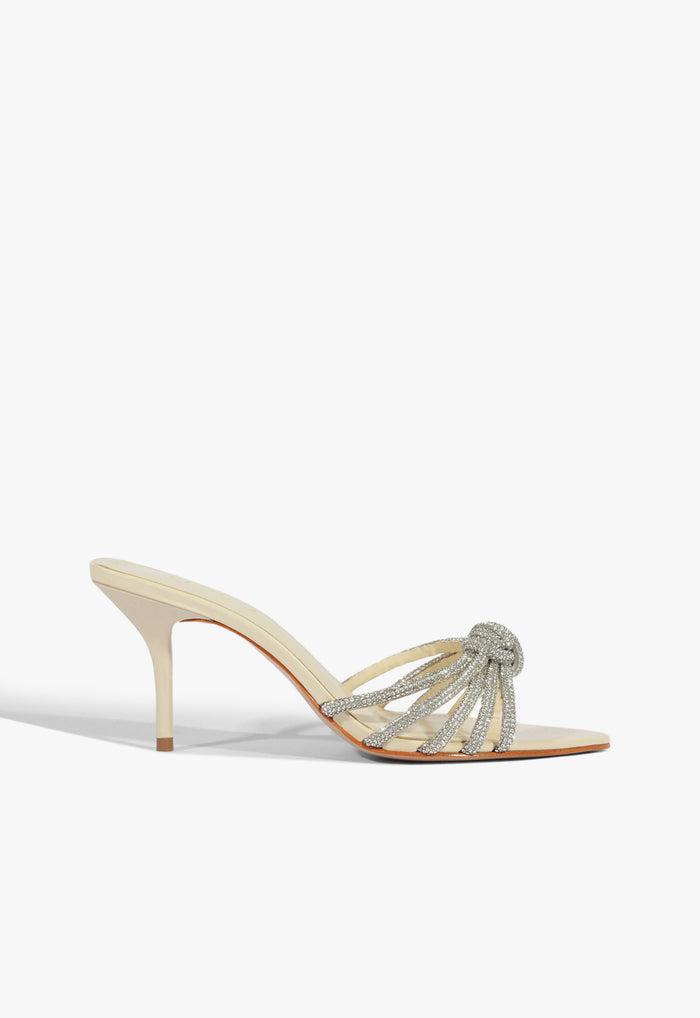 Pearline Sandal 5 Egg Shell Synthetic - Schutz Shoes