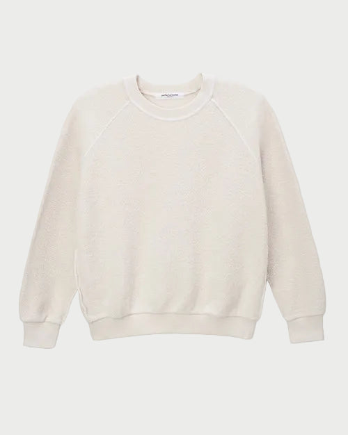 Beige sweatshirt on a white background
