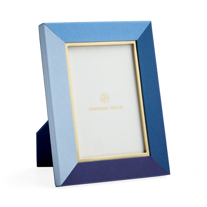 perimeter leather frame 4x6 - angle view