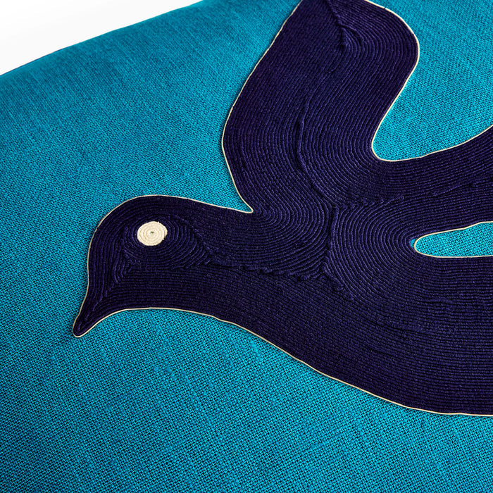 Playa Bird Pillow - details view