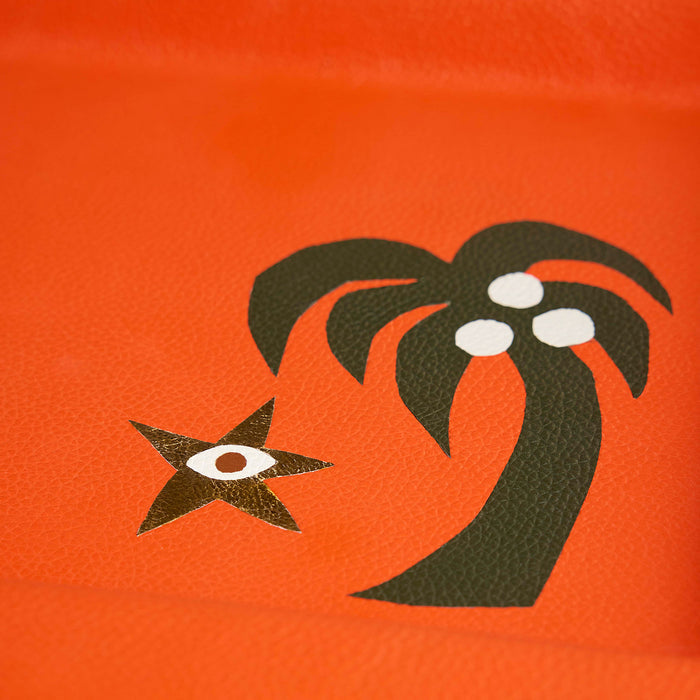 Playa Leather Palm Tree Tray