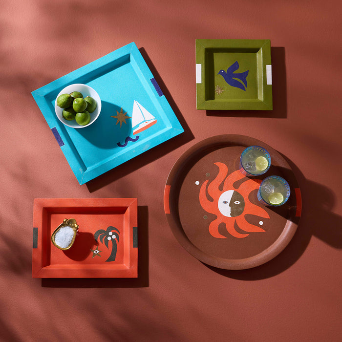 Playa Leather Sun Tray