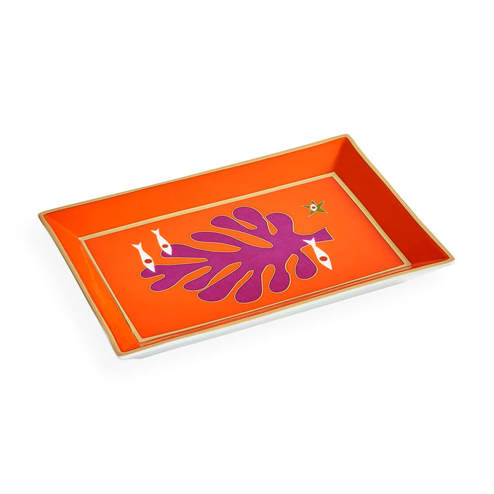 Playa Rectangle Tray - angle view