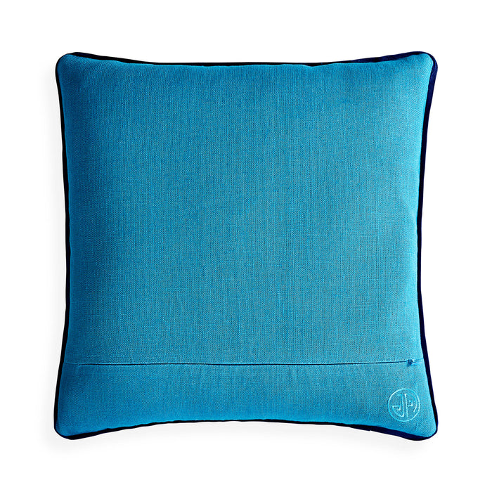 Playa Sailboat Pillow - back view