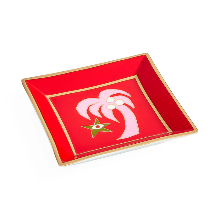 Playa Square Tray - angle view