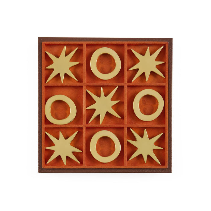 Wooden puzzle with geometric shapes on a white background