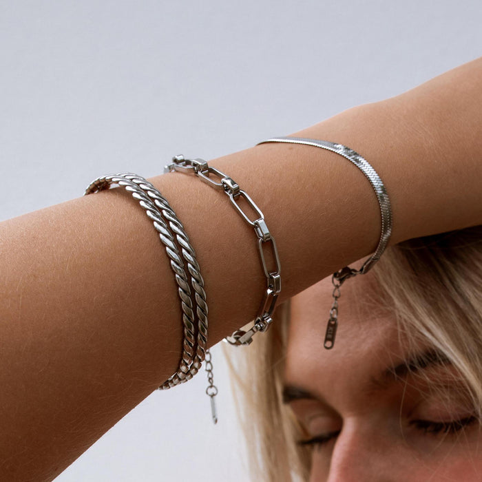 Point Break Bangle Silver