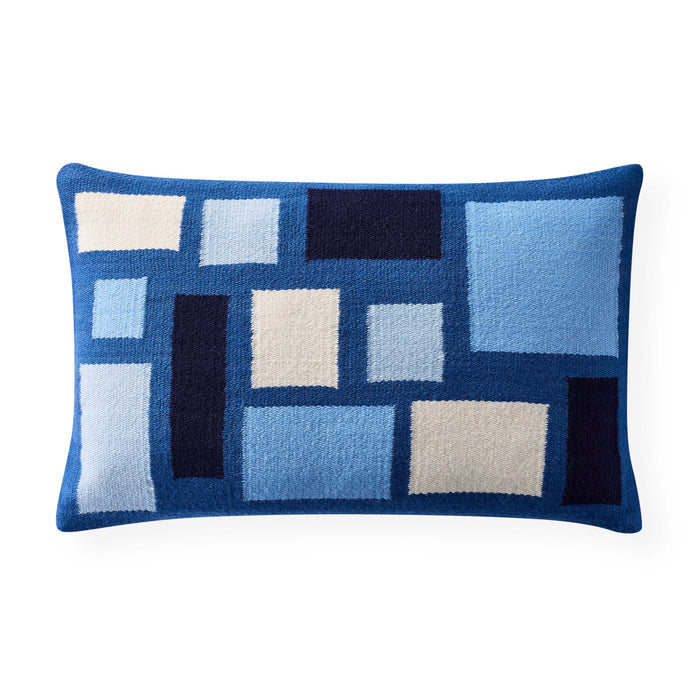 Pop Floating Blocks Pillow - back view