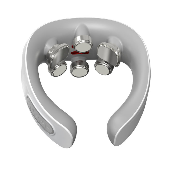 EN Version / `Rechargeable Massager,Pulse&Heating&Voi