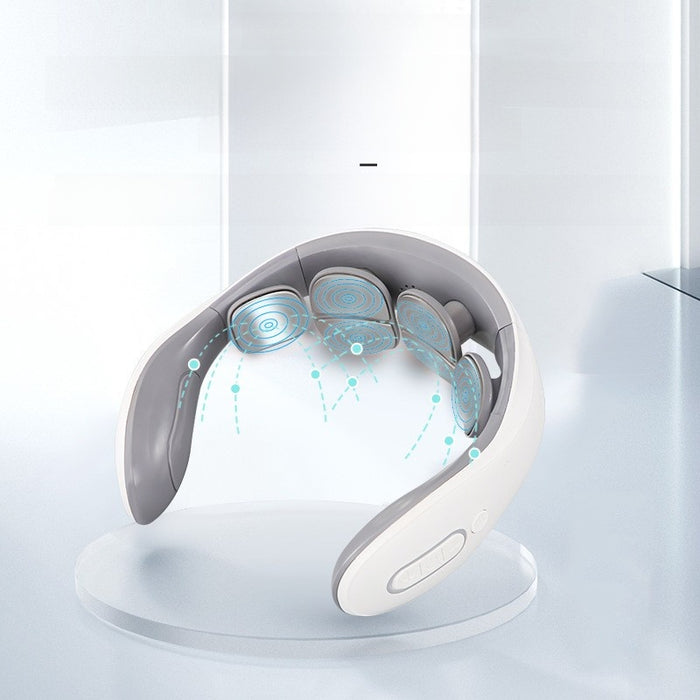 Portable Cervical Massager with Heat and Electrotherapy