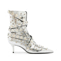 Presley Leather Bootie 5 Silver Leather - Schutz Shoes