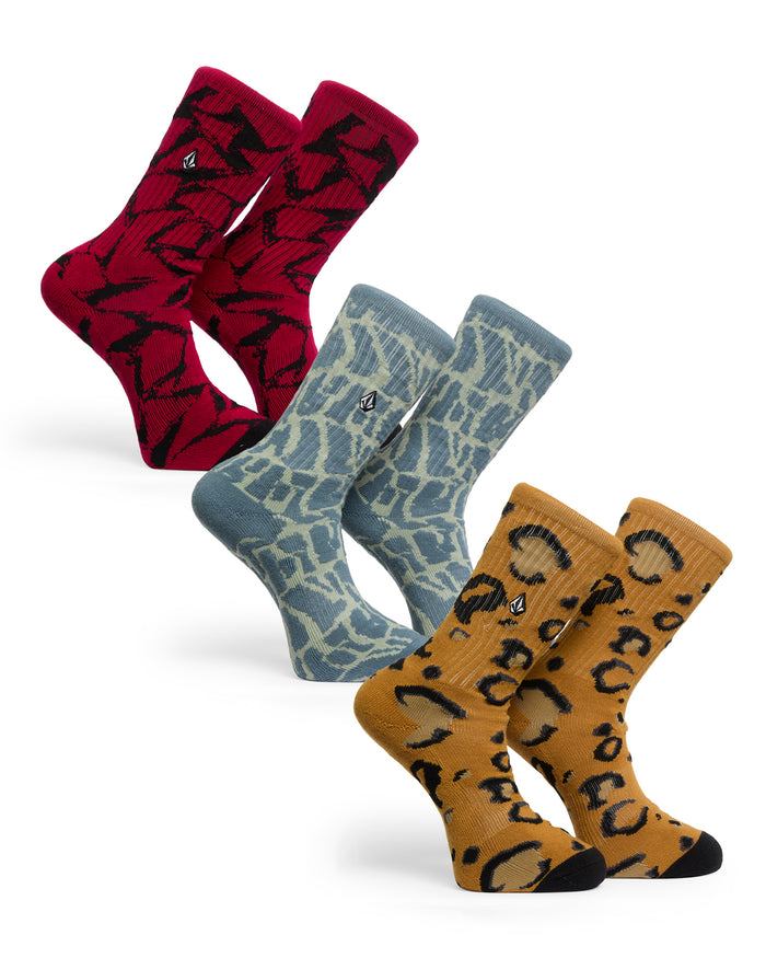 Print Mixer Socks 2 (3 pack) - Mix