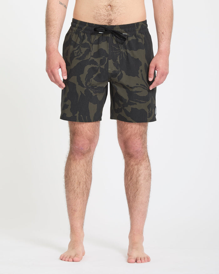 Psyche Cotton Trunk 17" Boardshort - Ivy