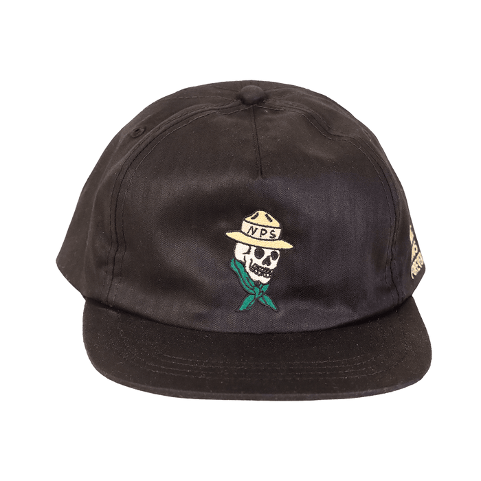 Public Lands Forever DryTek Waxed Herringbone Strapback | Black