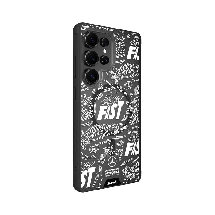 Race Day Clear Protective Phone Case - Mercedes-AMG PETRONAS F1 Team MagSafe