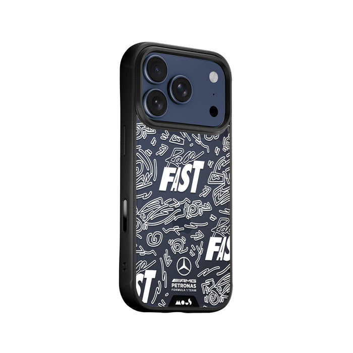 Race Day Clear Protective Phone Case - Mercedes-AMG PETRONAS F1 Team