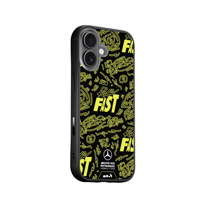Race Day Lightning Protective Phone Case - Mercedes-AMG PETRONAS F1 Team MagSafe