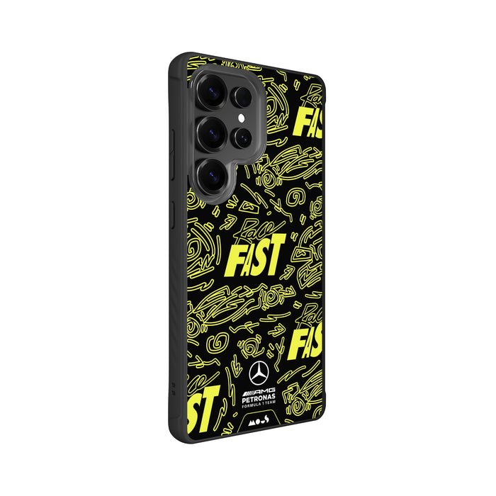 Race Day Lightning Protective Phone Case - Mercedes-AMG PETRONAS F1 Team MagSafe