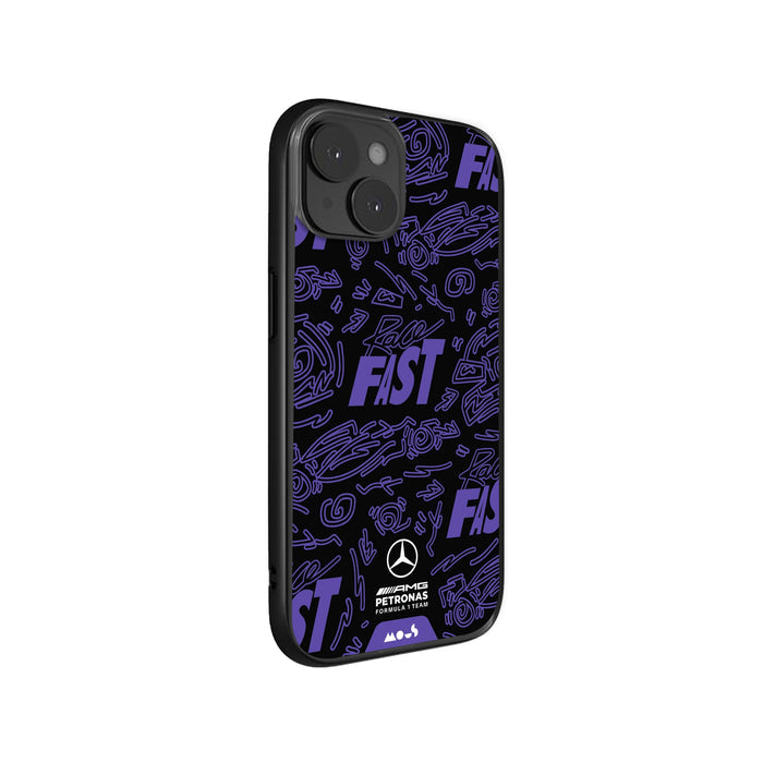 Race Day Violet Protective Phone Case - Mercedes-AMG PETRONAS F1 Team MagSafe