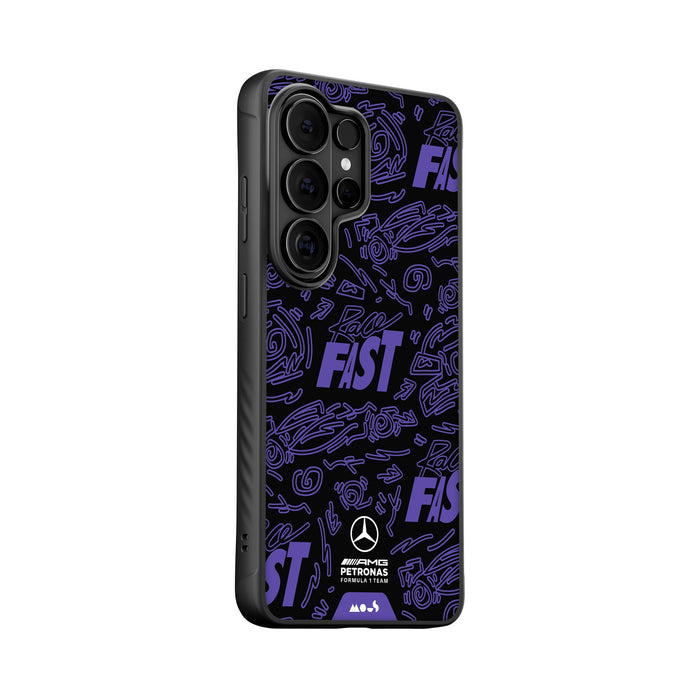 Race Day Violet Protective Phone Case - Mercedes-AMG PETRONAS F1 Team MagSafe