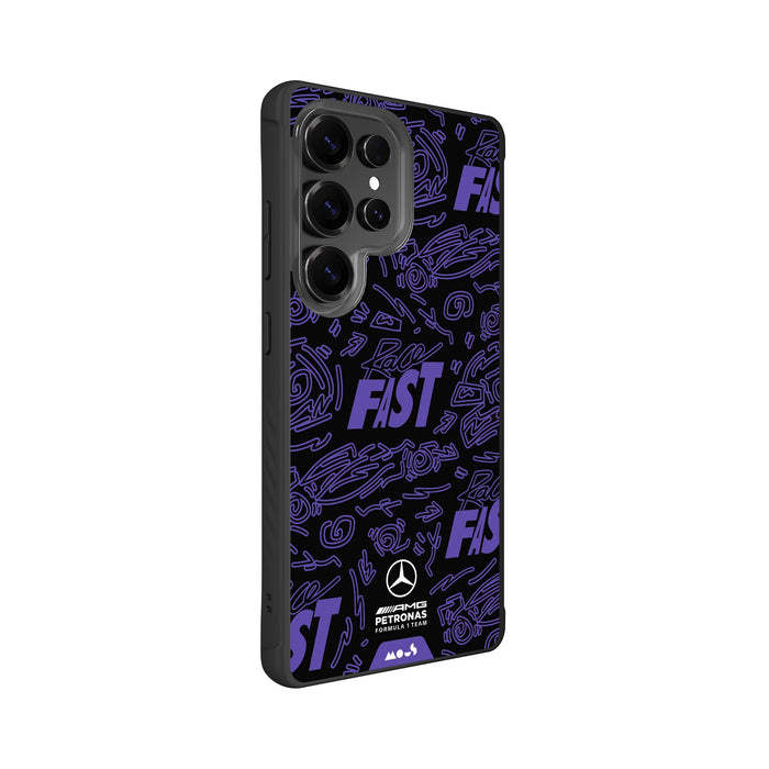 Race Day Violet Protective Phone Case - Mercedes-AMG PETRONAS F1 Team MagSafe