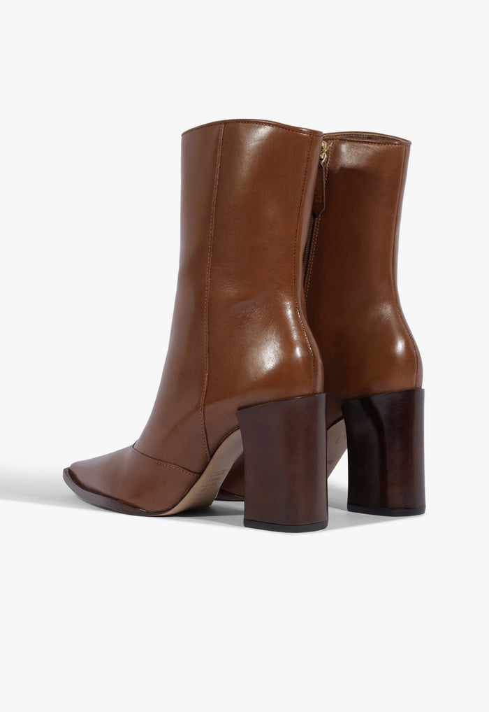 Raffaela Leather Bootie - Schutz Shoes