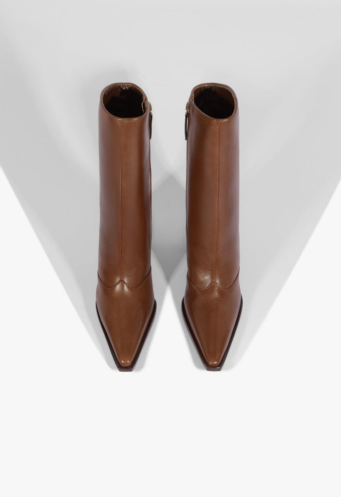 Raffaela Leather Bootie - Schutz Shoes