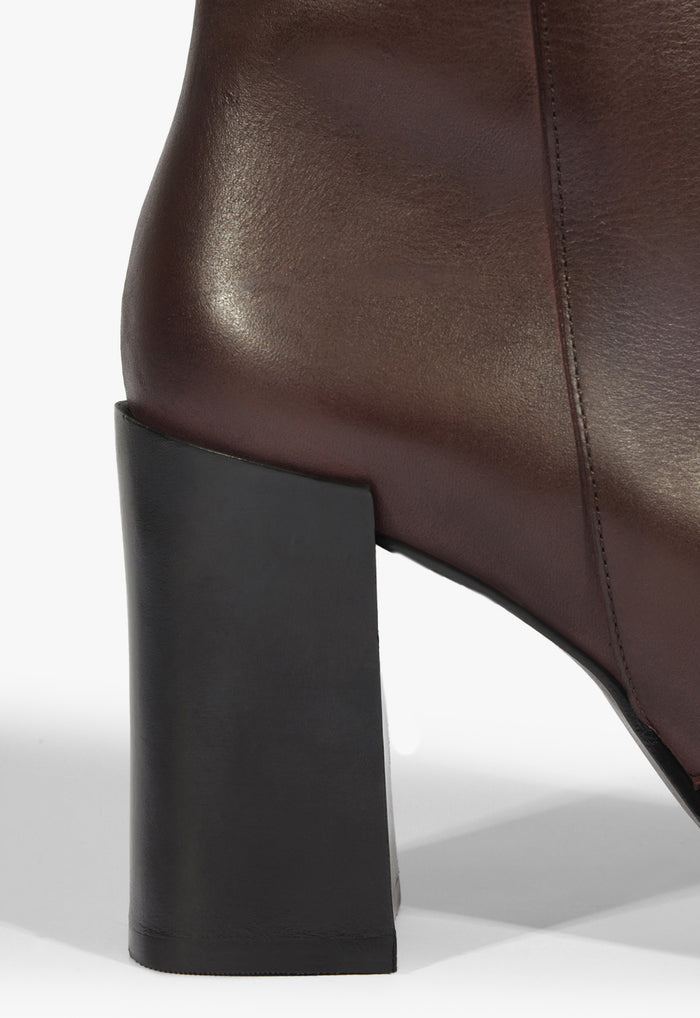 Raffaela Leather Bootie - Schutz Shoes