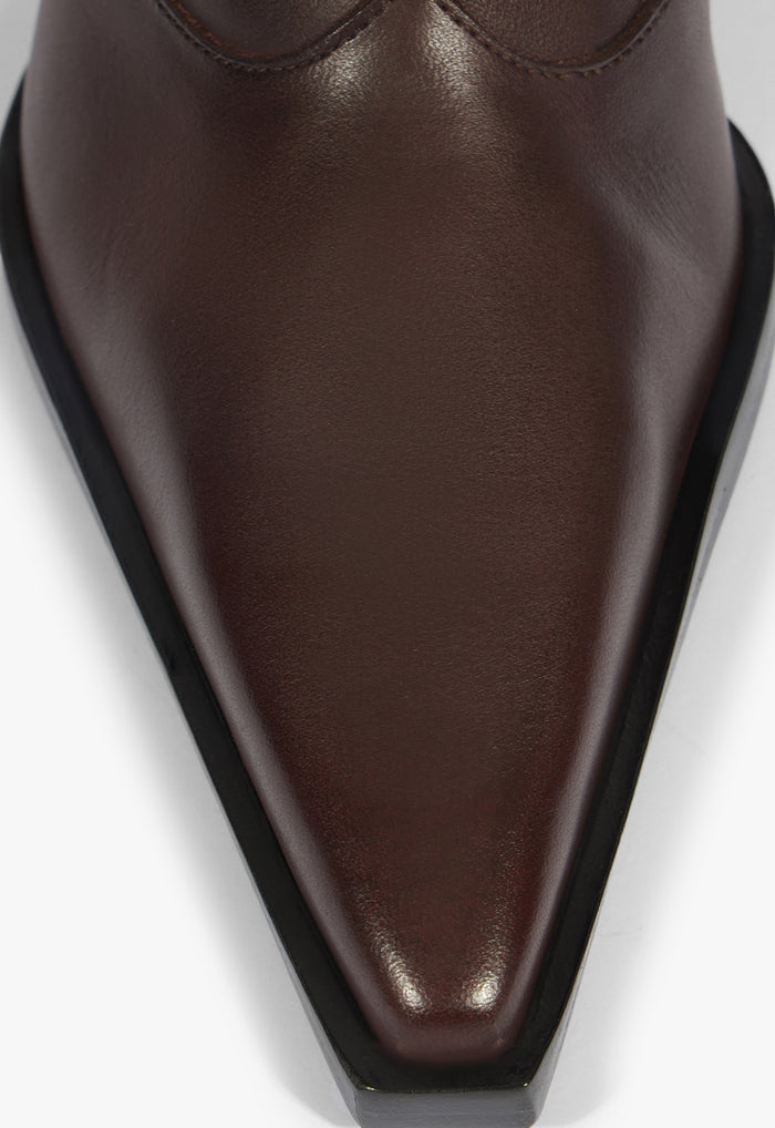 Raffaela Leather Bootie - Schutz Shoes