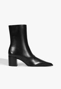 Raffaela Mid Leather Bootie 5 Black Leather - Schutz Shoes