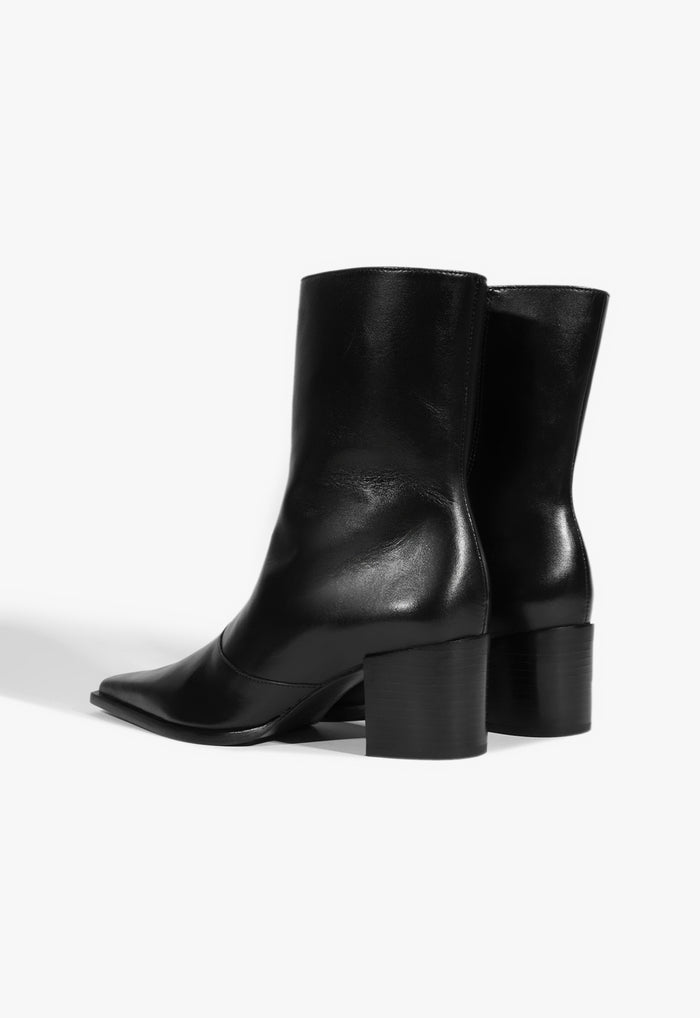 Raffaela Mid Leather Bootie - Schutz Shoes